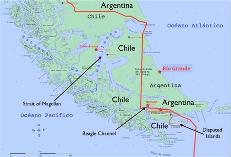 beagle chanel|beagle channel on map.